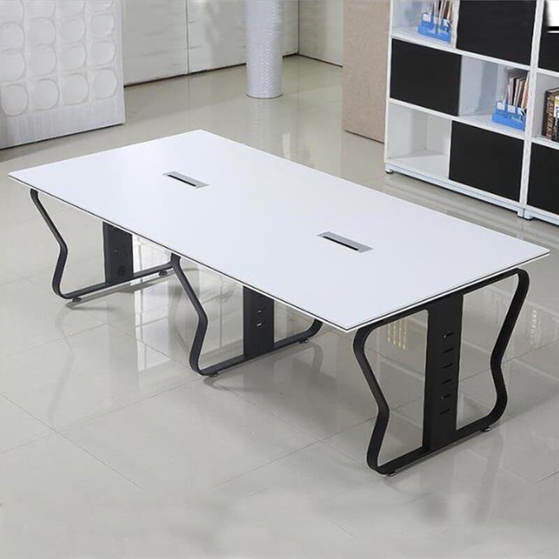 Bàn họp chân nhập khẩu ngồi 8-10 người.