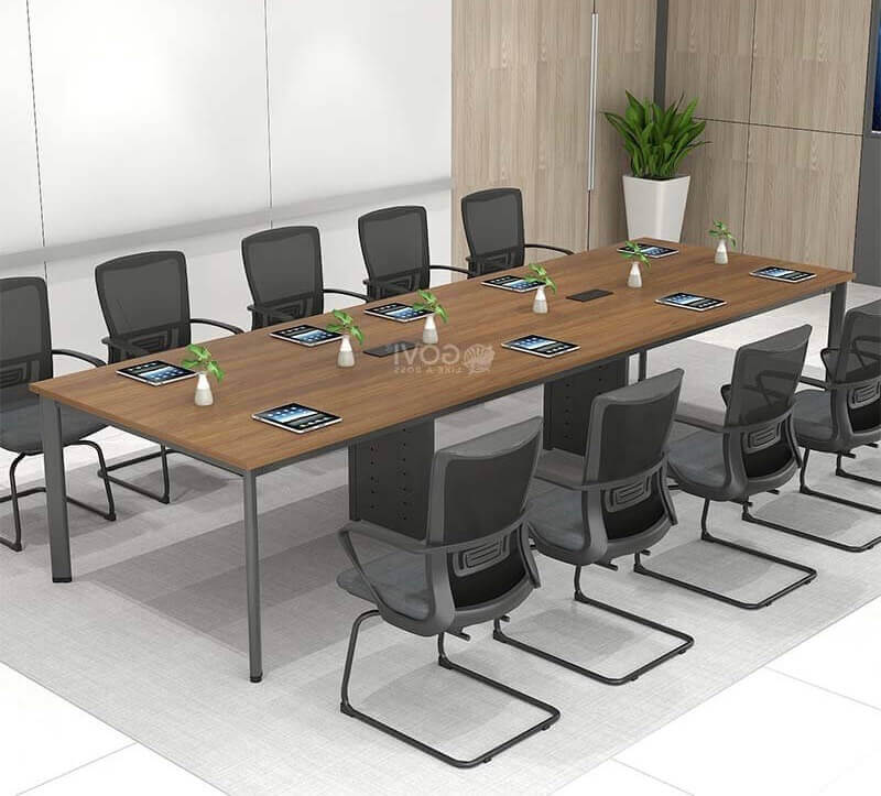 bàn họp chân sắt nhập khấu.Bàn họp 3m6