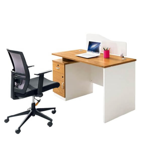 bàn làm việc đơn 1m2 hiện đại