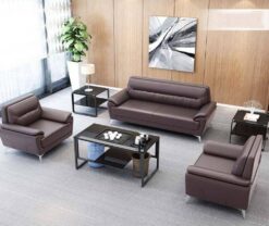 Bộ sofa văng+Kết hợp 2 ghế đơn Da hiện đại SF-29