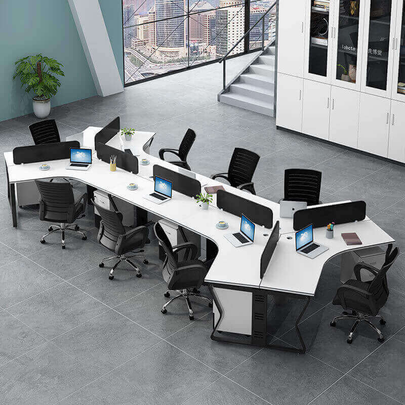Cụm bàn làm việc văn phòng 8 người  ND174