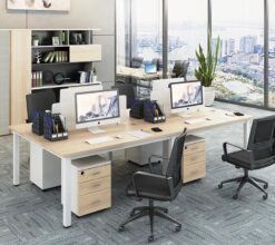 Cụm bàn làm việc 4 người ND42