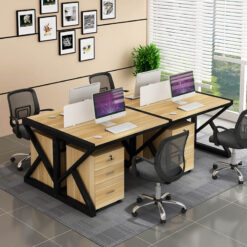 Cụm bàn làm việc nhân viên 4 người ND25